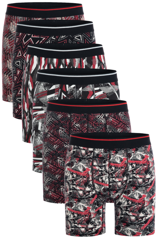 بوكسر رجالي طويل ليكرا - 4197 مطبع